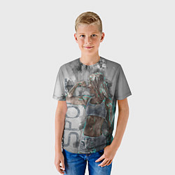 Футболка детская Фитоняшка, цвет: 3D-принт — фото 2