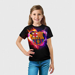 Футболка детская Barcelona7, цвет: 3D-принт — фото 2