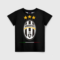 Футболка детская Juventus: 3 stars, цвет: 3D-принт