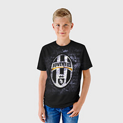 Футболка детская Juventus: shadows, цвет: 3D-принт — фото 2