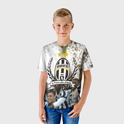 Футболка детская Juventus5, цвет: 3D-принт — фото 2