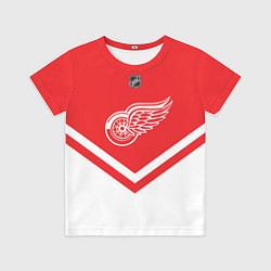 Футболка детская NHL: Detroit Red Wings, цвет: 3D-принт