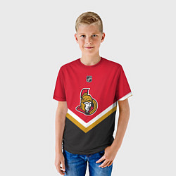 Футболка детская NHL: Ottawa Senators, цвет: 3D-принт — фото 2
