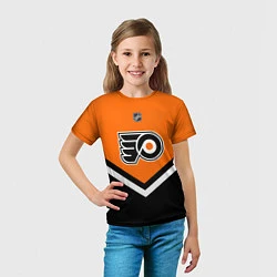 Футболка детская NHL: Philadelphia Flyers, цвет: 3D-принт — фото 2