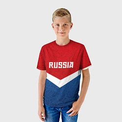 Футболка детская Russia Team, цвет: 3D-принт — фото 2