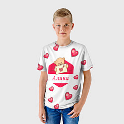 Футболка детская Алина, цвет: 3D-принт — фото 2