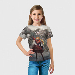 Футболка детская Shigatsu wa Kimi, цвет: 3D-принт — фото 2
