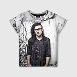 Футболка детская Skrillex Boy, цвет: 3D-принт