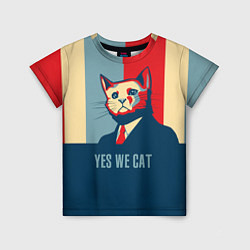 Футболка детская Yes we CAT, цвет: 3D-принт