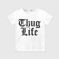 Футболка детская Thug Life, цвет: 3D-принт