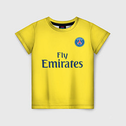 Футболка детская PSG FC: Yellow, цвет: 3D-принт