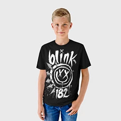 Футболка детская Blink-182, цвет: 3D-принт — фото 2