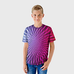Футболка детская Плетение, цвет: 3D-принт — фото 2