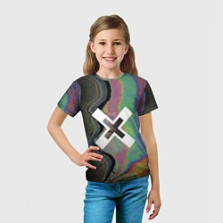 Футболка детская The XX: Neon Colour, цвет: 3D-принт — фото 2
