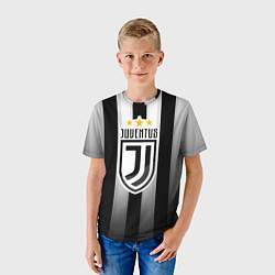 Футболка детская Juventus FC: New logo, цвет: 3D-принт — фото 2