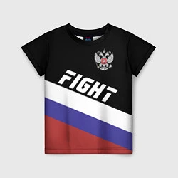 Детская футболка Fight Russia