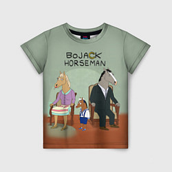 Футболка детская BoJack Horseman, цвет: 3D-принт