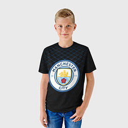 Футболка детская FC Manchester City: Blue Lines, цвет: 3D-принт — фото 2