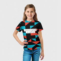Футболка детская TOP Geometry, цвет: 3D-принт — фото 2