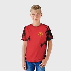 Футболка детская FC Manchester United: Red Original, цвет: 3D-принт — фото 2