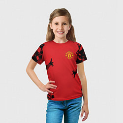 Футболка детская FC Manchester United: Red Original, цвет: 3D-принт — фото 2