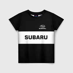 Детская футболка Subaru: Black Sport