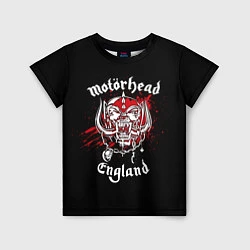 Футболка детская Motorhead England, цвет: 3D-принт