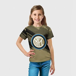 Футболка детская FC Inter: Dark Sport, цвет: 3D-принт — фото 2