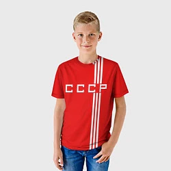 Футболка детская Cборная СССР, цвет: 3D-принт — фото 2
