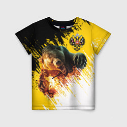 Футболка детская Имперский медведь, цвет: 3D-принт