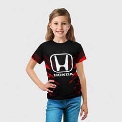 Футболка детская Honda: Red Anger, цвет: 3D-принт — фото 2