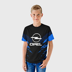 Футболка детская Opel: Blue Anger, цвет: 3D-принт — фото 2