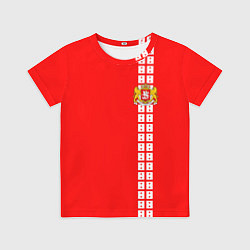 Футболка детская Грузия, цвет: 3D-принт