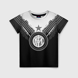 Футболка детская FC Inter: Black Style, цвет: 3D-принт
