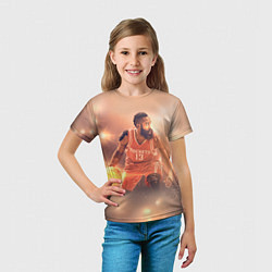 Футболка детская NBA Rockets 13, цвет: 3D-принт — фото 2