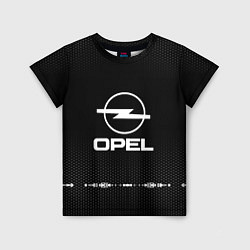 Футболка детская Opel: Black Abstract, цвет: 3D-принт