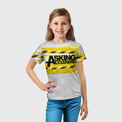 Футболка детская Asking Alexandria: Danger, цвет: 3D-принт — фото 2