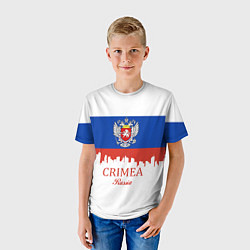 Футболка детская Crimea, Russia, цвет: 3D-принт — фото 2