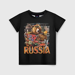 Футболка детская This is Russia, цвет: 3D-принт