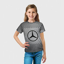 Футболка детская Mercedes-Benz: Hardened Steel, цвет: 3D-принт — фото 2