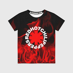 Футболка детская RHCP: Red Flame, цвет: 3D-принт