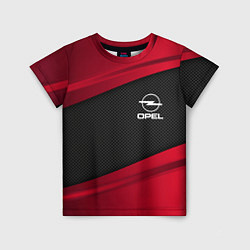 Футболка детская Opel: Red Sport, цвет: 3D-принт
