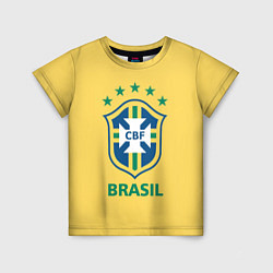 Футболка детская Brazil Team, цвет: 3D-принт
