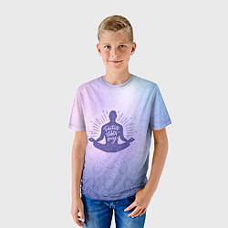 Футболка детская Positive Vibes Only, цвет: 3D-принт — фото 2
