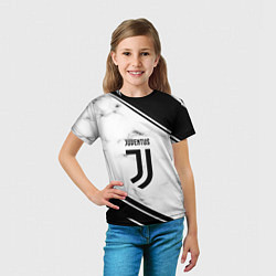 Футболка детская Juventus, цвет: 3D-принт — фото 2