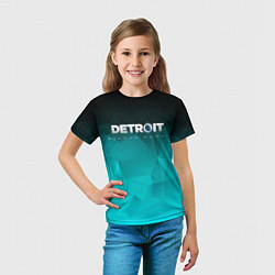 Футболка детская Detroit: Become Human, цвет: 3D-принт — фото 2