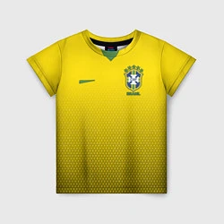 Футболка детская Brazil Team: WC 2018, цвет: 3D-принт