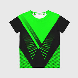 Футболка детская Alpinism: Acid Green, цвет: 3D-принт