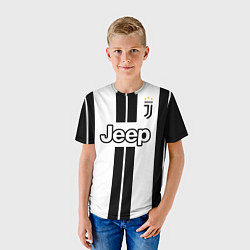 Футболка детская FC Juventus: Ronaldo 18-19, цвет: 3D-принт — фото 2
