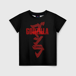 Футболка детская Godzilla: Hieroglyphs, цвет: 3D-принт